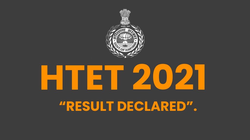 HTET Result 2021