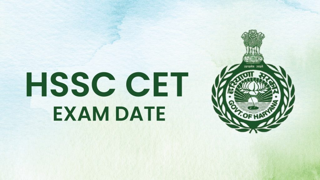 Haryana HSSC CET Exam Date