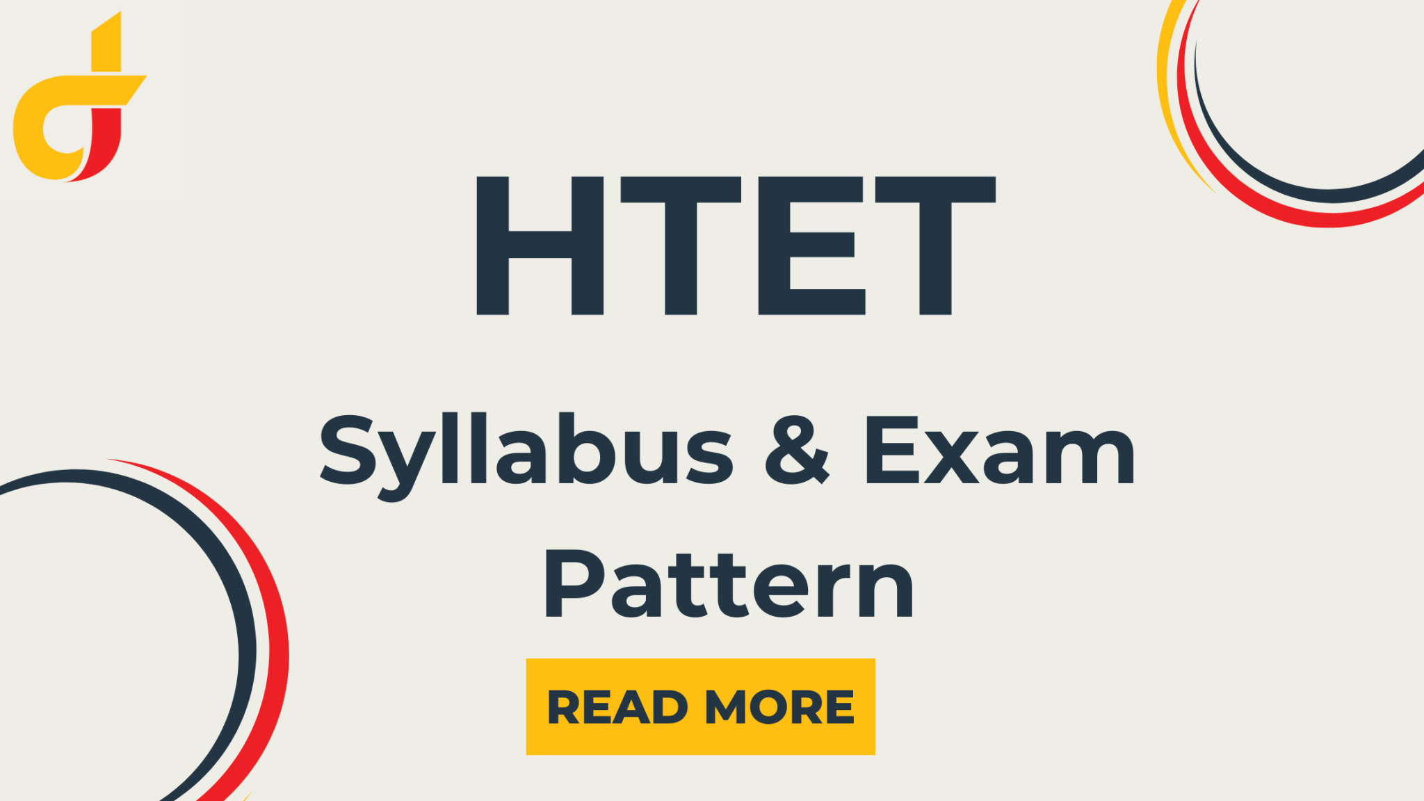 HTET Syllabus & Exam Pattern