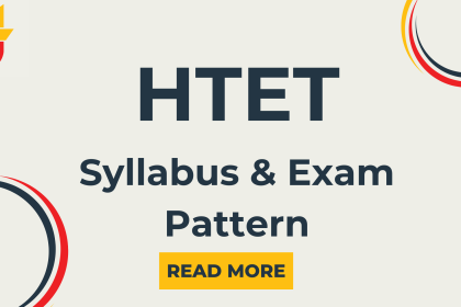 HTET Syllabus & Exam Pattern