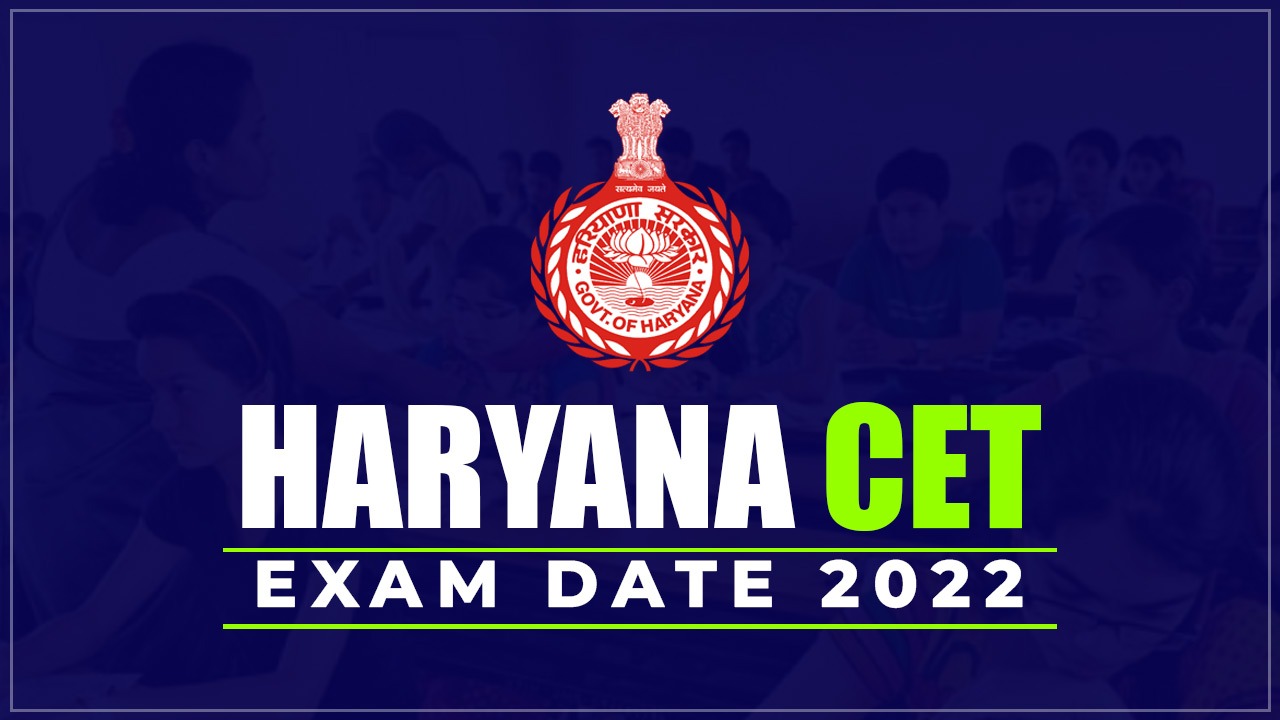 Haryana CET Exam Date 2022