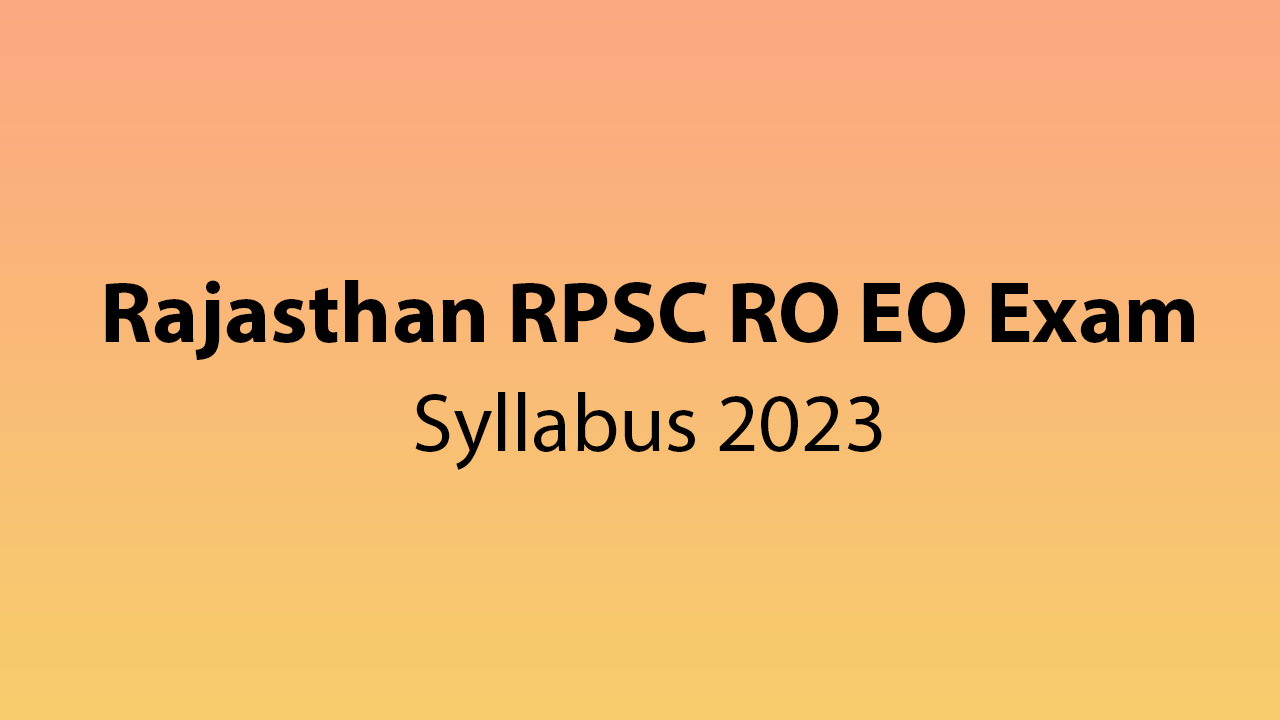 rpsc-ro-syllabus