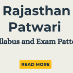 Rajasthan Patwari Syllabus and Exam Pattern