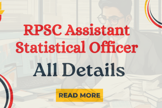 RPSC Assistant Statistical Officer