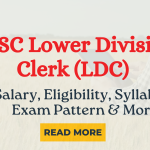 HSSC Lower Division Clerk (LDC)