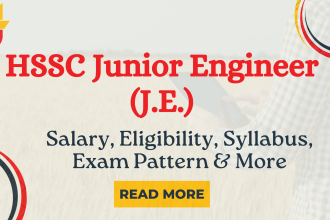 HSSC Junior Engineer (J.E.) 2024