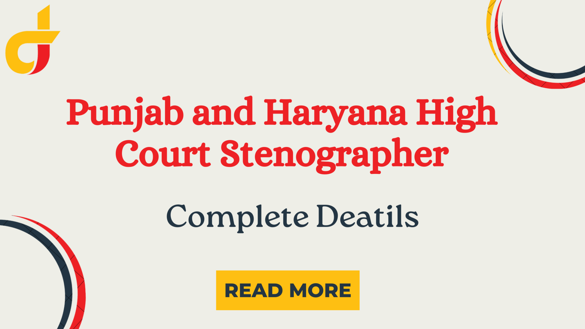 Punjab and Haryana High Court Stenographer