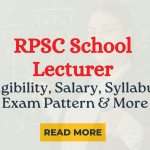 RPSC School Lecturer