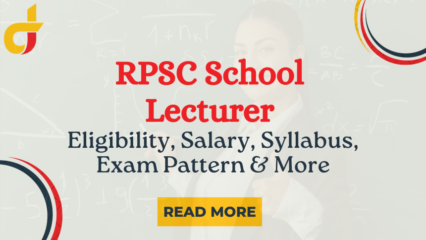 RPSC School Lecturer