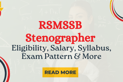 RSMSSB Stenographer