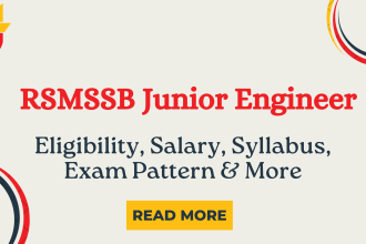 RSMSSB Junior Engineer (JEN)