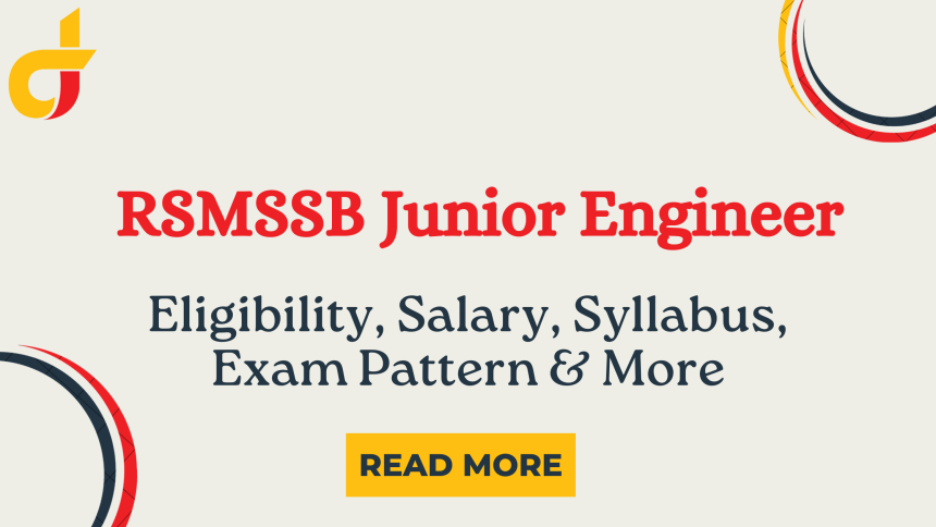 RSMSSB Junior Engineer (JEN)