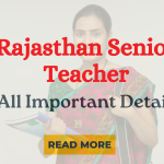 राजस्थान Senior Teacher