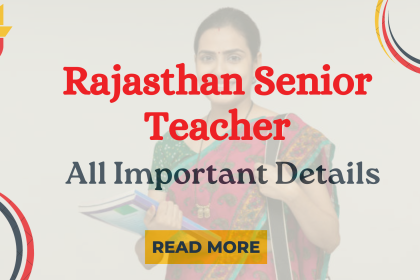 राजस्थान Senior Teacher